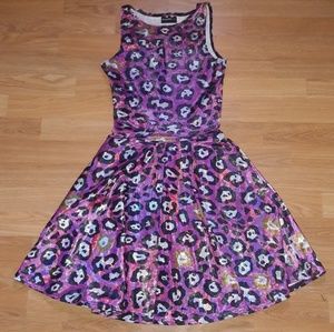 Black Milk Sparkle Leopard Velvet dress size XS
